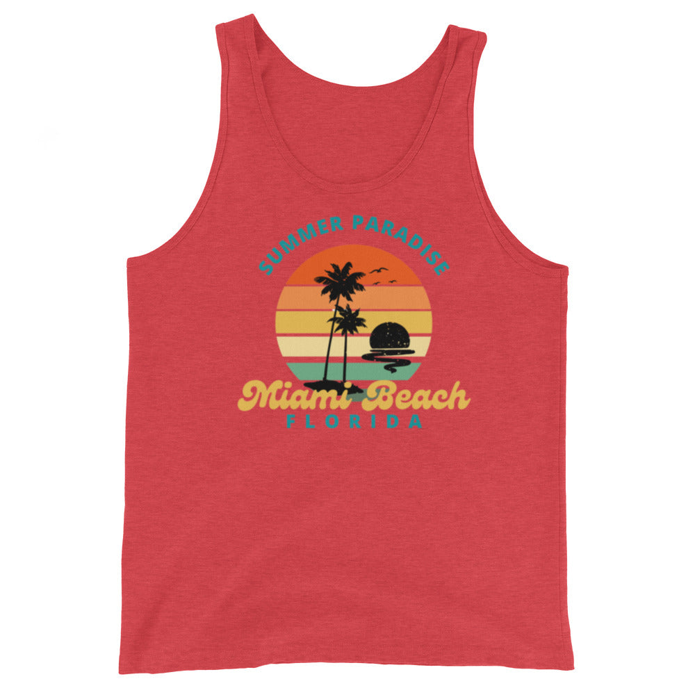 Miami Beach Summer Paradise - Tank Top