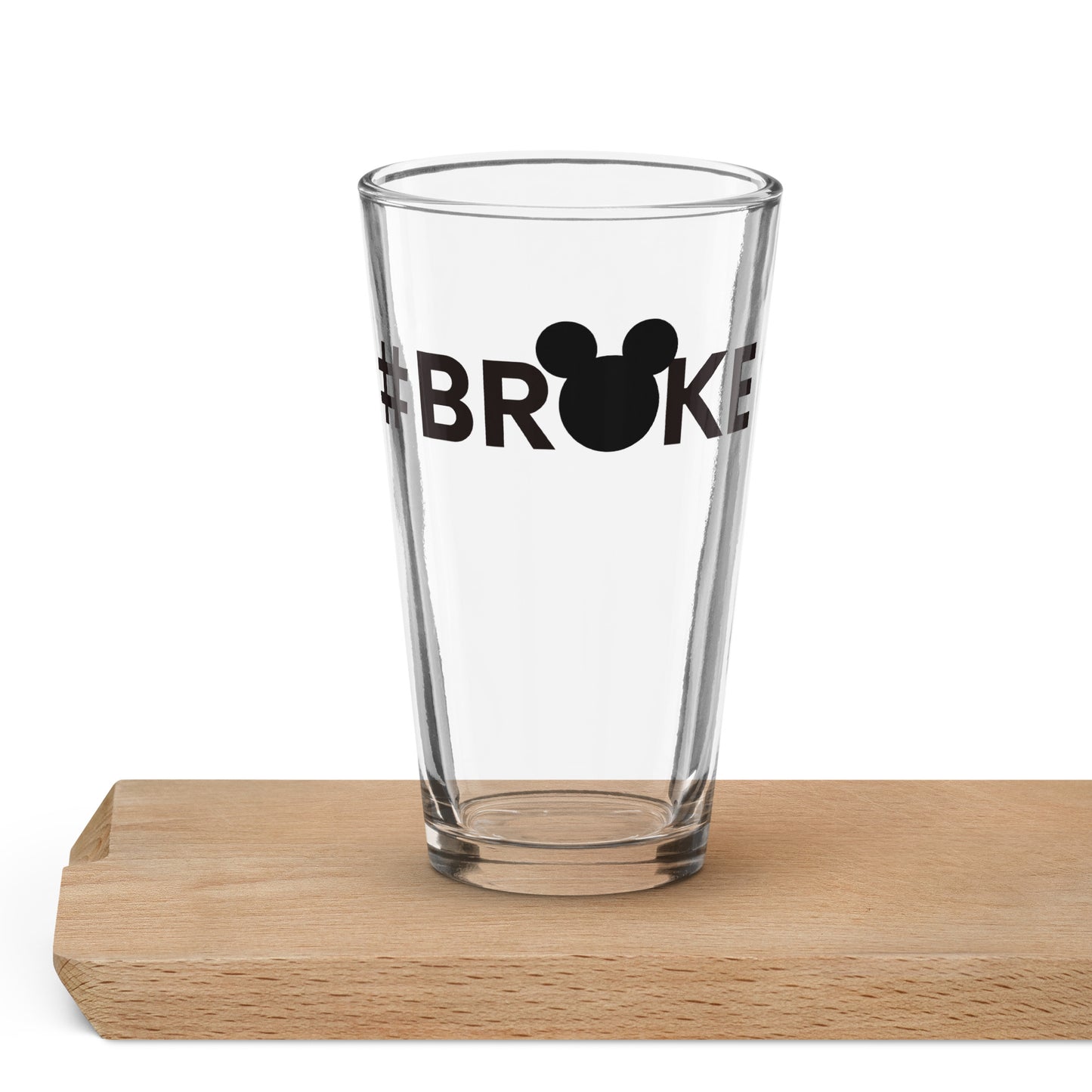 Broke Mouse - Shaker pint glass