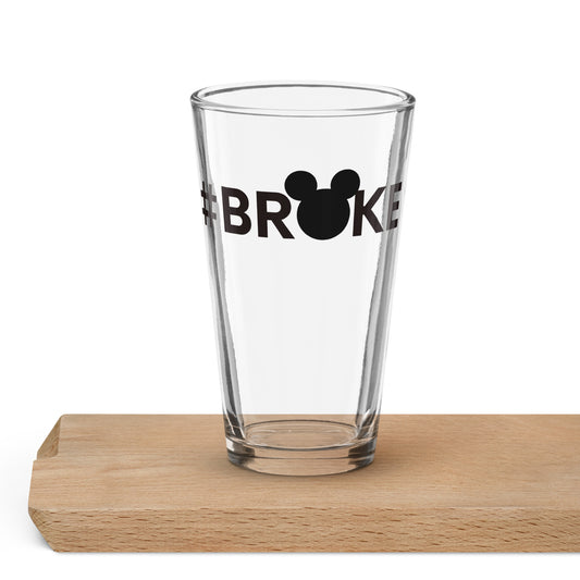Broke Mouse - Shaker pint glass