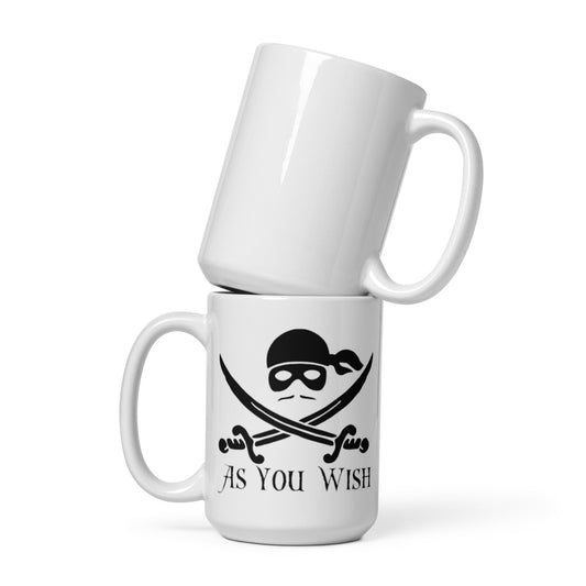As You Wish - White glossy mug