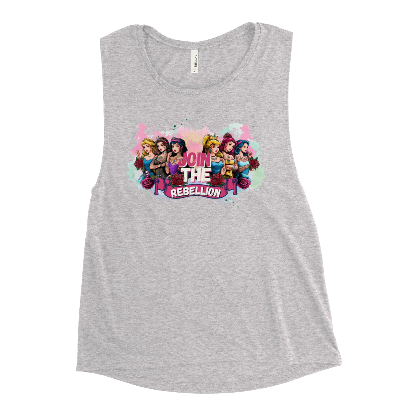 Join The Rebellion Princess -  Ladies’ Muscle Tank