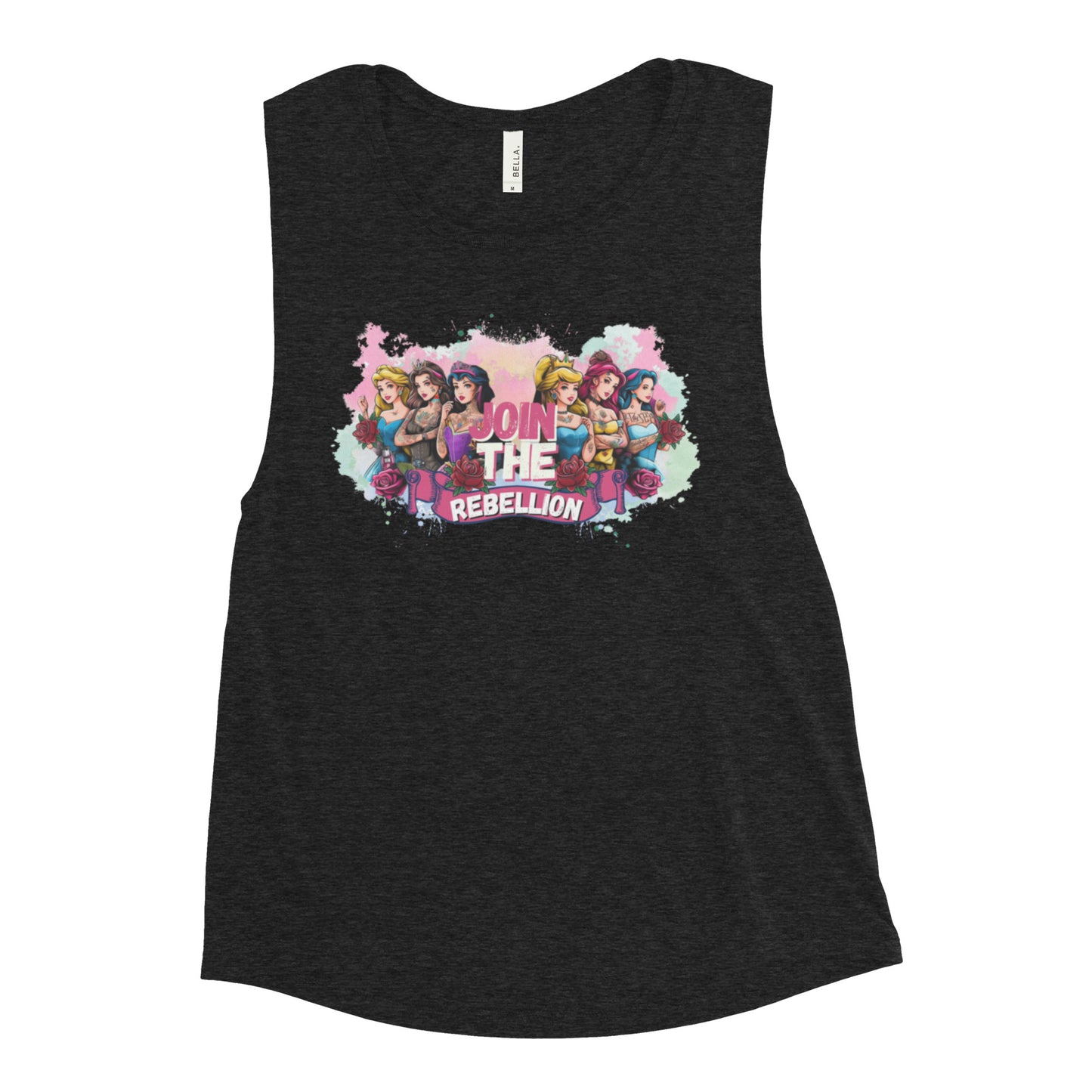Join The Rebellion Princess -  Ladies’ Muscle Tank