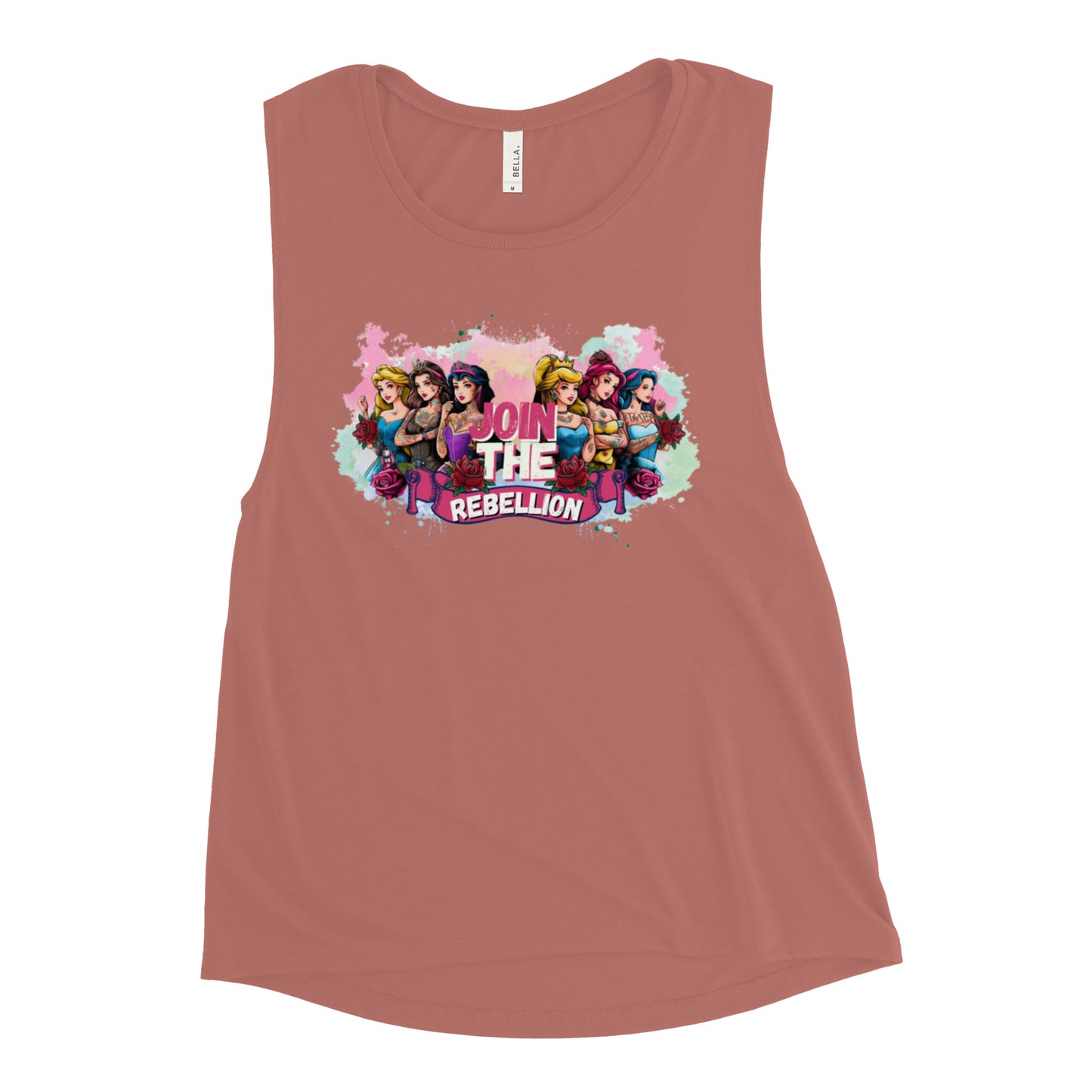 Join The Rebellion Princess -  Ladies’ Muscle Tank