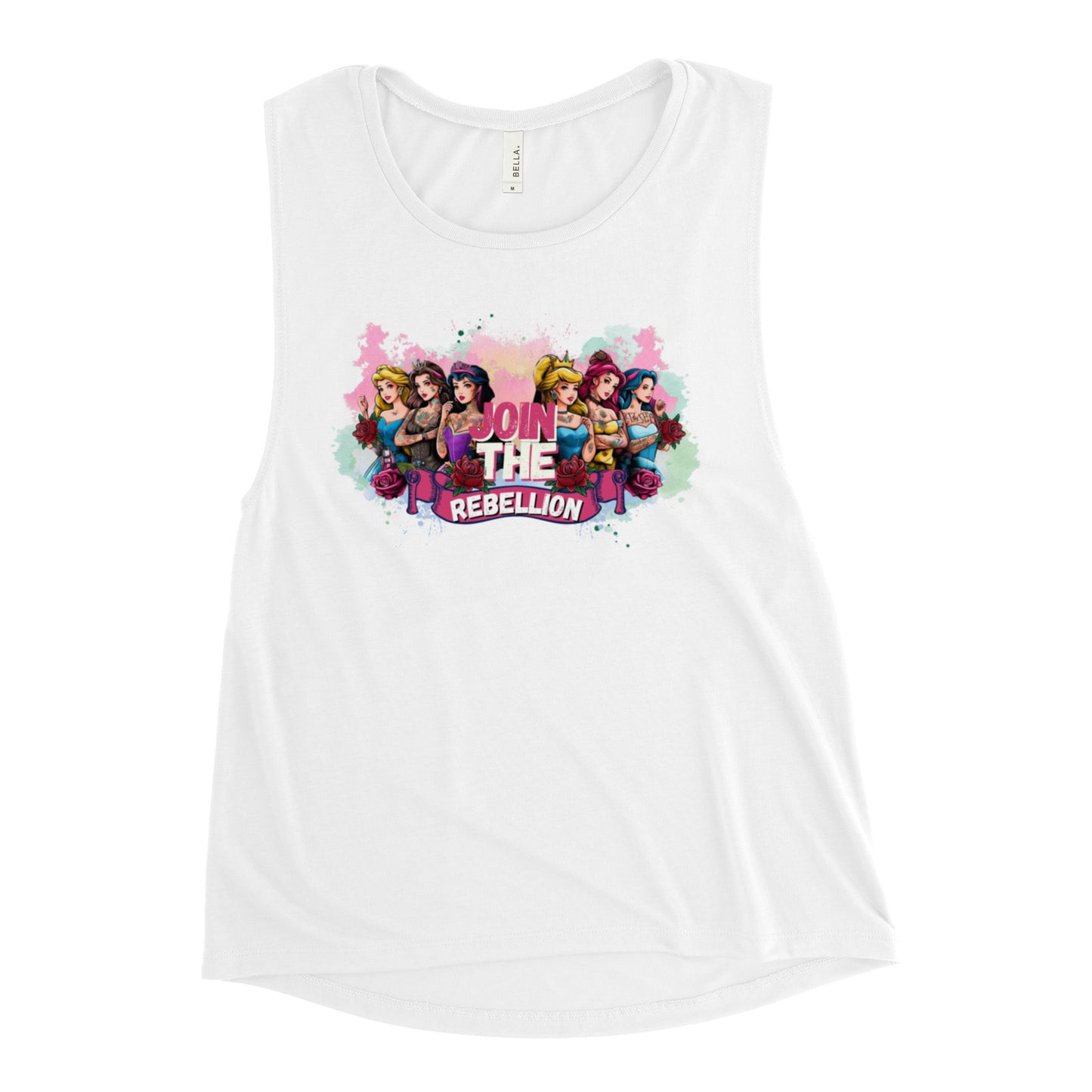 Join The Rebellion Princess -  Ladies’ Muscle Tank